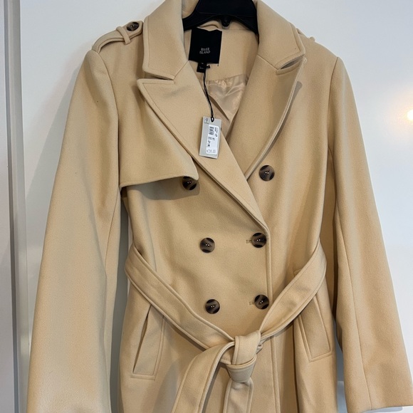 River Island Jackets & Blazers - River Island long camel peacoat